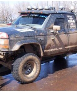 Bushwacker 89-90 Ford Bronco II Cutout Style Flares 2pc - Black