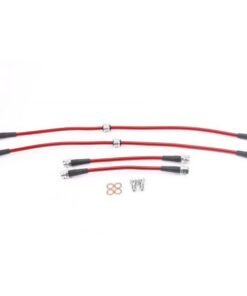 Power Stop 06-13 Audi A3 Front & Rear SS Braided Brake Hose Kit