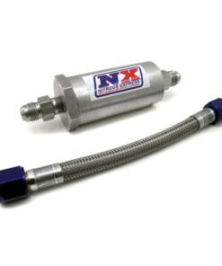 Nitrous Express 4AN Pure-Flo N2O Filter & 7 Stainless Hose (Lifetime Cleanable)