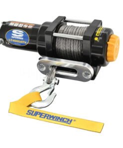 Superwinch 4000 LBS 12 VDC 3/16in x 50ft Synthetic Rope LT4000 Winch