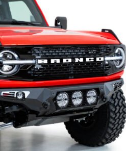 Addictive Desert Designs 21-22 Ford Bronco Bomber Front Bumper (w/ 3 Rigid 360 Mounts)