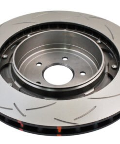 DBA 09+ Nissan GTR R-35 Rear Slotted 5000 Series 2 Piece Rotor Assembled w/ Black Hat