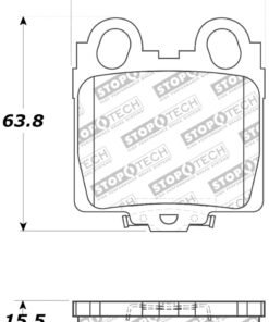 StopTech Street Touring 98-05 Lexus GS 300/350/400/430/450H Rear Brake Pads