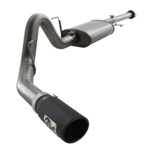 aFe MACHForce XP SS Exhaust 3in Cat-Back w/4.5in Black Tip 11-14 Ford F150 Ecoboost V6 3.5Ltt