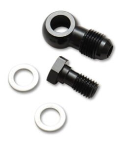 Vibrant -3AN Male Banjo Fitting 10mm x 1.5 Metric Aluminum + 2 Washers