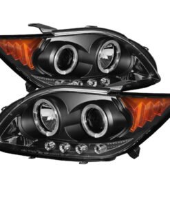 Spyder Scion TC 08-10 Projector Headlights LED Halo -Replaceable LEDs Blk PRO-YD-TTC08-HL-BK