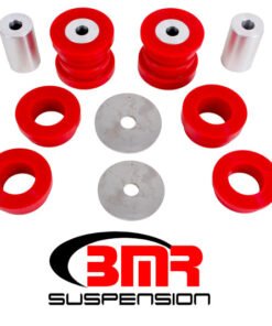 BMR 15-17 S550 Mustang Rear Cradle Bushing Kit (Polyurethane) - Red