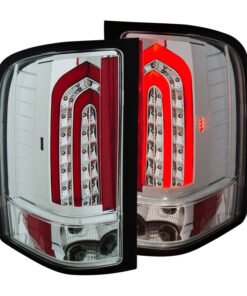 ANZO 2007-2013 Chevrolet Silverado 1500 LED Taillights Chrome