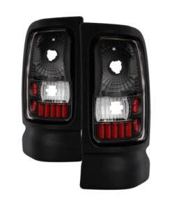 Xtune Dodge Ram 1500/2500/3500 94-01 Euro Style Tail Lights Black ALT-ON-DRAM94-BK