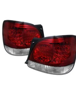Spyder Lexus GS 300/400 98-05 LED Tail Lights Red Clear ALT-YD-LGS98-LED-RC