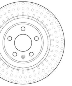 StopTech 12 Audi S4 Rear Right Drilled Rotor