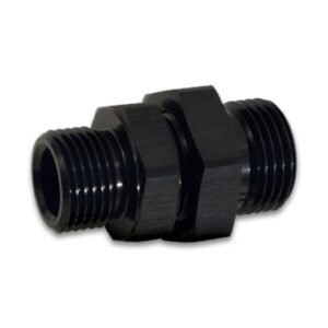 Vibrant -12 x -10 ORB Male to Male Union Adapter - Anodized Black