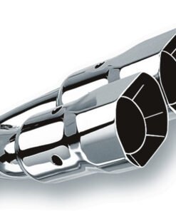 Borla Universal Polished Tip Dual Square Angle-Cut Intercooled (inlet 2 1/2in. Outlet 2 7/8 x 3 3/8i