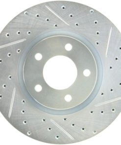 StopTech 07-13 Mazdaspeed3 Sport Slotted & Drilled Front Left Rotor