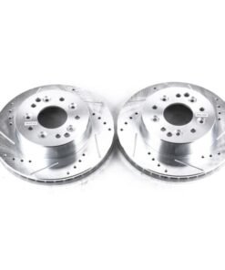 Power Stop 1969 Chevrolet Camaro Front or Rear Evolution Drilled & Slotted Rotors - Pair
