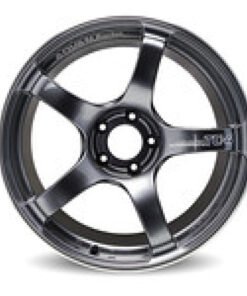 Advan TC4 18x10 +25 5-114.3 Racing Gunmetallic and Ring Wheel