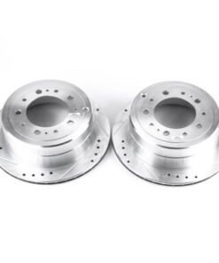 Power Stop 98-07 Lexus LX470 Rear Evolution Drilled & Slotted Rotors - Pair