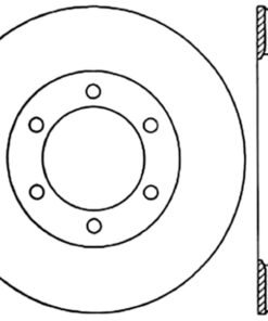 StopTech Power Slot 05-09 Toyota Tacoma/03-09 4 Runner Slotted Right Front Cryo Rotor