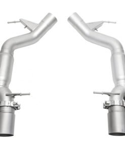 SOUL 11-16 BMW F10 M5 Resonated Muffler Bypass Exhaust - 3.5in Strght Cut Tips - (Signature Satin)