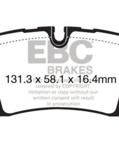 EBC 13+ Land Rover Range Rover 3.0 Supercharged Yellowstuff Rear Brake Pads