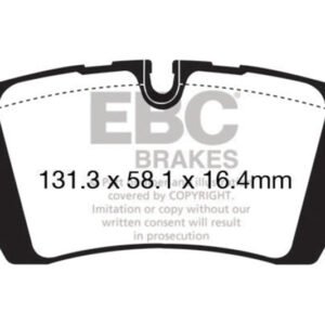 EBC 13+ Land Rover Range Rover 3.0 Supercharged Greenstuff Rear Brake Pads