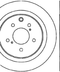 StopTech Power Slot 6/89-96 Nissan 300ZX Slotted & Drilled Left Rear Rotor