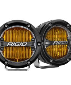 Rigid Industries 360-Series 4in LED SAE J583 Fog Light - Selective Yellow (Pair)