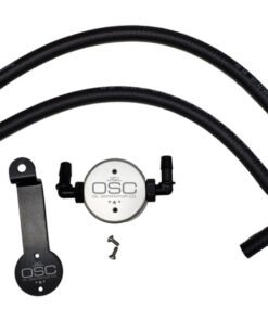 J&L 05-20 Toyota 4Runner 4.0L Driver Side Oil Separator 3.0 - Clear Anodized