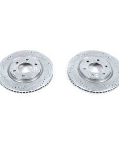 Power Stop 11-13 Infiniti QX56 Front Evolution Drilled & Slotted Rotors - Pair