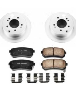 Power Stop 10-13 Kia Forte Rear Z17 Evolution Geomet Coated Brake Kit