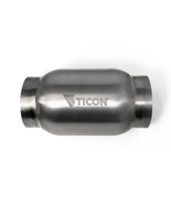 Ticon Industries 4in Body x 7in Length 3in Inlet/Outlet Titanium Bullet Resonator