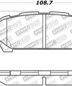 StopTech Street Touring 03-05 WRX Rear Brake Pads