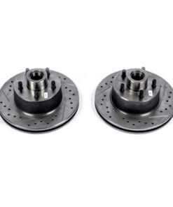 Power Stop 75-76 Chrysler Cordoba Front Evolution Drilled & Slotted Rotors - Pair