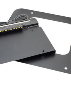 Kentrol 97-06 Jeep Wrangler TJ BackSide License Plate Mount with LED