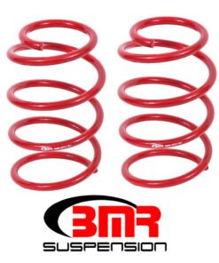 BMR 05-14 S197 Mustang GT Front Performance Version Lowering Springs - Red