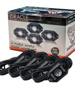 Oracle Underbody Wheel Well Rock Light Kit - White (4PCS) - 5000K