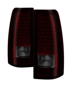 Xtune Chevy Silverado 1500/2500/3500 99-02 LED Tail Lights Red Smoke ALT-ON-CS99-LED-RS