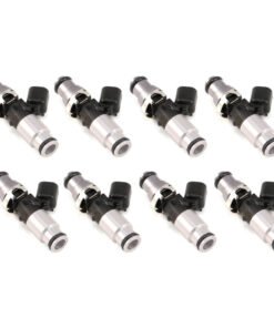 Injector Dynamics - 1050cc Injectors 60mm Length 14mm Grey Adaptor Top - Blue Bottom Adap (Set of 8)