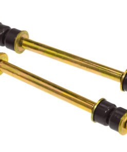 Prothane Universal End Link Set - 7 3/8in Mounting Length - Black