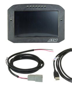 AEM CD-7G Carbon Flush Digital Dash Display w/ Internal 20Hz GPS & Antenna