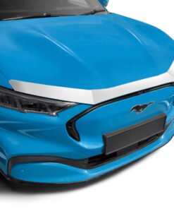 AVS 2021 Ford Mustang Mach-E Aeroskin Low Profile Hood Shield - Chrome