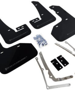 Rally Armor 2015-2016 VW Golf R UR Black Mud Flap w/ Grey Logo