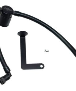 J&L 10-19 Ford Flex EcoBoost V6 Passenger Side Oil Separator 3.0 - Black Anodized