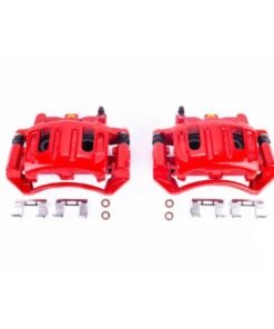 Power Stop 03-04 Dodge Dakota Front Red Calipers w/Brackets - Pair
