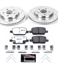Power Stop 16-18 Cadillac CT6 Rear Z26 Street Warrior Brake Kit