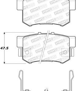 StopTech Performance 2000-2009 Honda S2000 Rear Sport Brake Pads