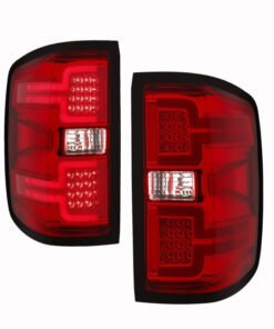ANZO 2014-2018 Chevy Silverado 1500 LED Taillights Red/Clear