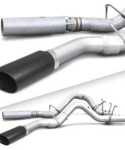 Banks Power 17+ GM Duramax L5P 2500/3500 Monster Exhaust System - SS Single Exhaust w/ Black Tip