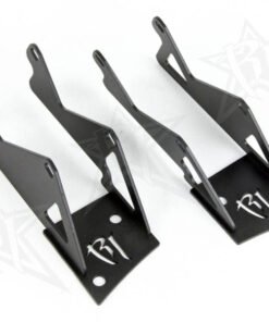 Rigid Industries Jeep JK - Double A-Pillar Mount - Mounts 2 sets of Dually/D2