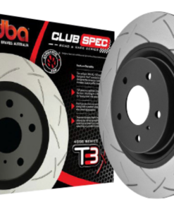 DBA 2020+ Chevrolet Corvette C8 J55 Z51 Front Slotted 4000 Series Rotor